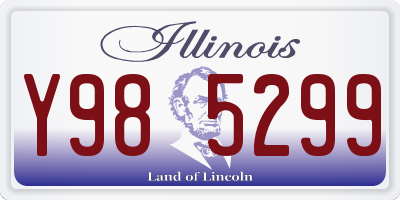 IL license plate Y985299