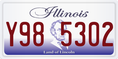 IL license plate Y985302