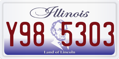 IL license plate Y985303