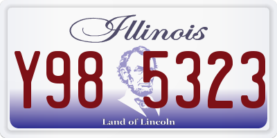 IL license plate Y985323