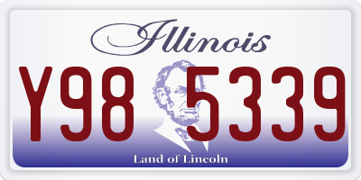 IL license plate Y985339