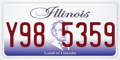 IL license plate Y985359