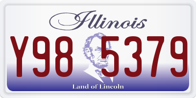 IL license plate Y985379