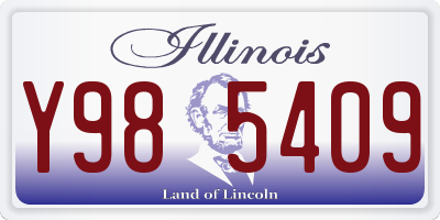 IL license plate Y985409