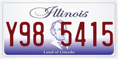 IL license plate Y985415