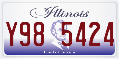 IL license plate Y985424