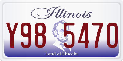 IL license plate Y985470