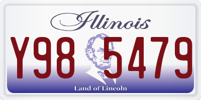 IL license plate Y985479