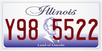 IL license plate Y985522