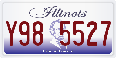 IL license plate Y985527