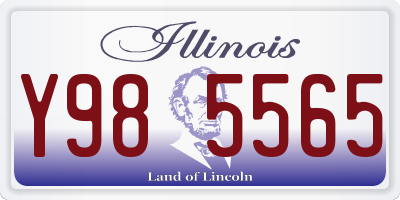 IL license plate Y985565