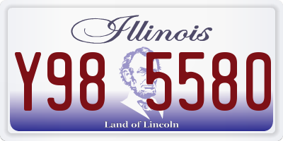 IL license plate Y985580