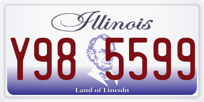 IL license plate Y985599