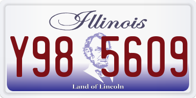 IL license plate Y985609