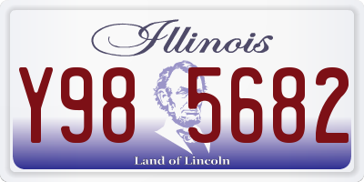 IL license plate Y985682
