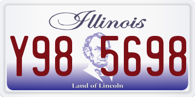 IL license plate Y985698