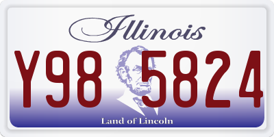 IL license plate Y985824