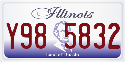 IL license plate Y985832
