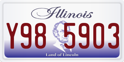 IL license plate Y985903