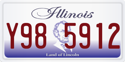 IL license plate Y985912