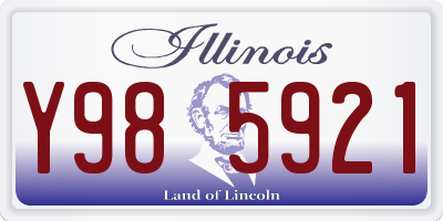 IL license plate Y985921