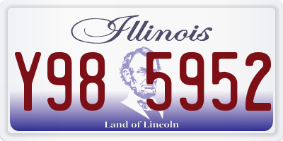 IL license plate Y985952