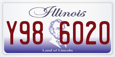 IL license plate Y986020