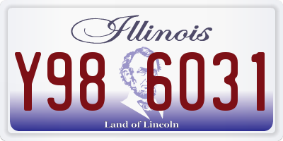 IL license plate Y986031
