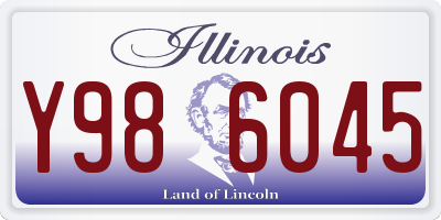 IL license plate Y986045