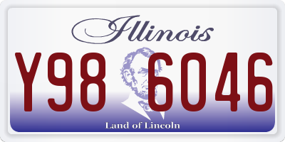 IL license plate Y986046