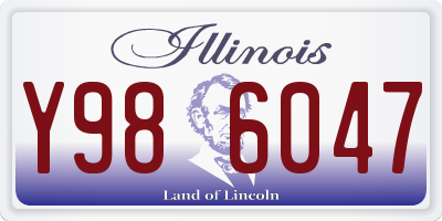 IL license plate Y986047