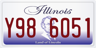 IL license plate Y986051