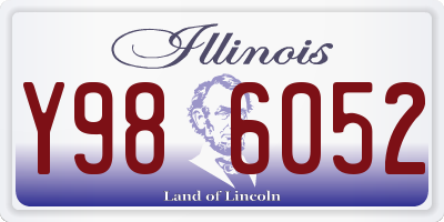 IL license plate Y986052