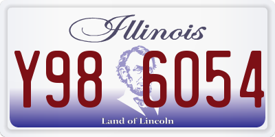 IL license plate Y986054