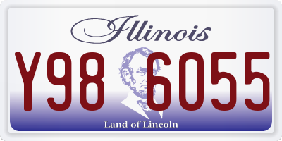 IL license plate Y986055