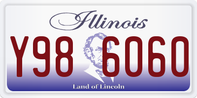 IL license plate Y986060