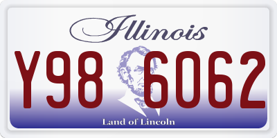IL license plate Y986062