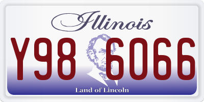 IL license plate Y986066