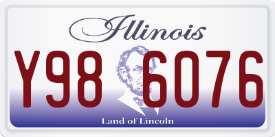 IL license plate Y986076
