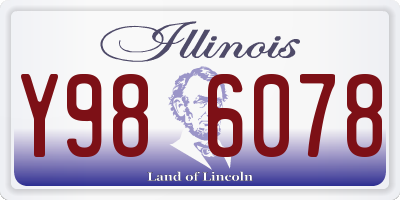 IL license plate Y986078