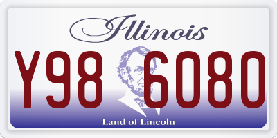 IL license plate Y986080