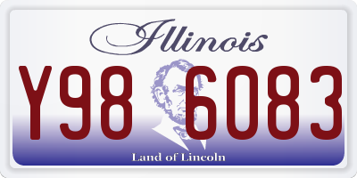 IL license plate Y986083