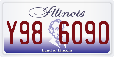IL license plate Y986090