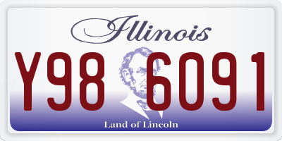 IL license plate Y986091
