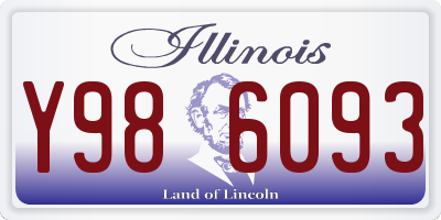 IL license plate Y986093