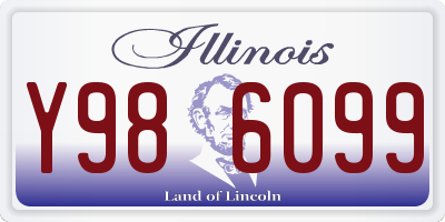 IL license plate Y986099