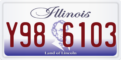 IL license plate Y986103