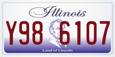 IL license plate Y986107