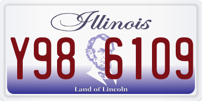 IL license plate Y986109