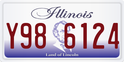IL license plate Y986124